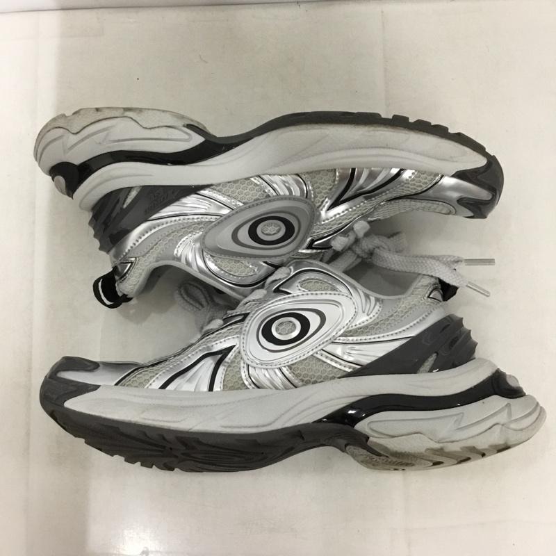 オールドオーダー OLD ORDER スニーカー スニーカー 61446 TURBO GT 26.5cm 箱有 26.5cm ロゴ、文字 灰 / グレー / gray X 銀 / シルバー / silver color メンズ USED 古着 中古 10159688