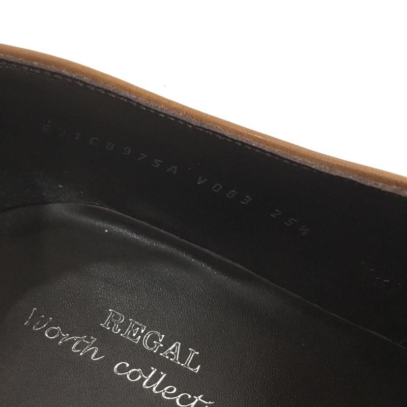 リーガル REGAL 革靴 革靴 V083 ウイングチップ 25.5 25.5cm  茶 / ブラウン / brown メンズ USED 古着 中古 10159689