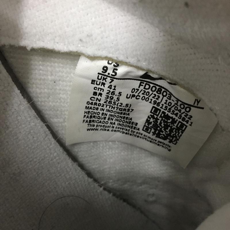 ナイキ NIKE スニーカー スニーカー FD0803-100 WMNS DUNK LOW 26.5cm 26.5cm ロゴ、文字 白 / ホワイト / white X 黄 / イエロー / yellow メンズ USED 古着 中古 10159690