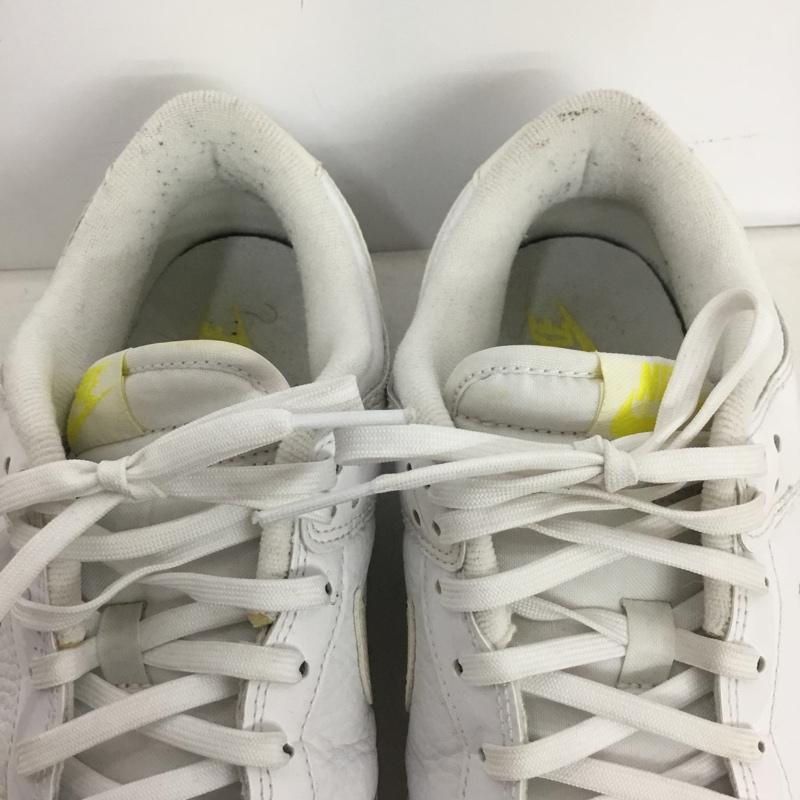 ナイキ NIKE スニーカー スニーカー FD0803-100 WMNS DUNK LOW 26.5cm 26.5cm ロゴ、文字 白 / ホワイト / white X 黄 / イエロー / yellow メンズ USED 古着 中古 10159690