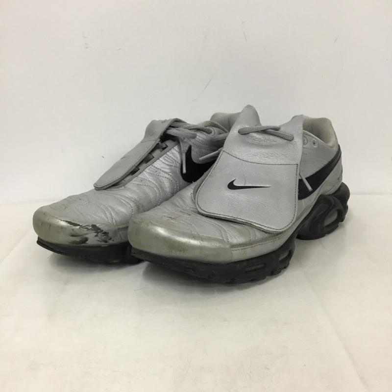 ナイキ NIKE スニーカー スニーカー HM6850-001 AIR MAX PLUS TIEMPO WOLF GREY 28cm 28.0cm ロゴ、文字 灰 / グレー / gray X 黒 / ブラック / black メンズ USED 古着 中古 10159691