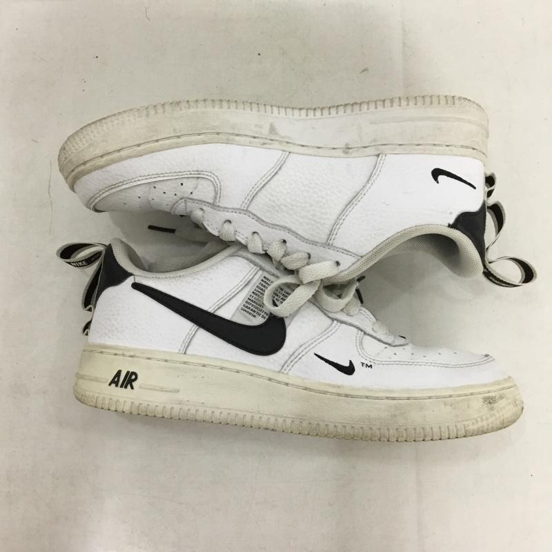 ナイキ NIKE スニーカー スニーカー AR1708-100 AIR FORCE 1 LV8 23.5cm 23.5cm ロゴ、文字 白 / ホワイト / white X 黒 / ブラック / black レディース USED 古着 中古 10159694