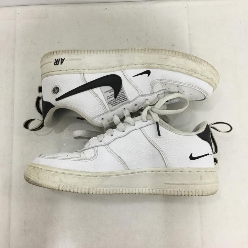 ナイキ NIKE スニーカー スニーカー AR1708-100 AIR FORCE 1 LV8 23.5cm 23.5cm ロゴ、文字 白 / ホワイト / white X 黒 / ブラック / black レディース USED 古着 中古 10159694