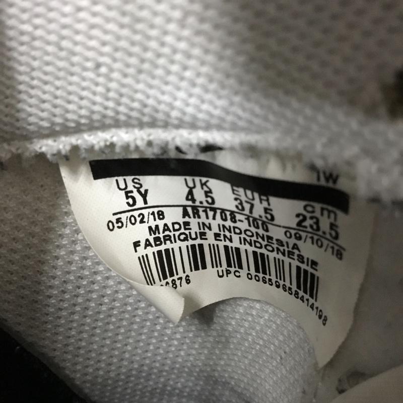 ナイキ NIKE スニーカー スニーカー AR1708-100 AIR FORCE 1 LV8 23.5cm 23.5cm ロゴ、文字 白 / ホワイト / white X 黒 / ブラック / black レディース USED 古着 中古 10159694