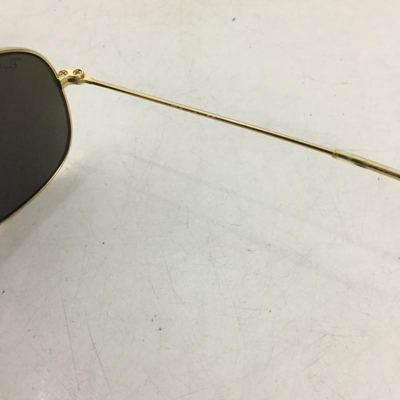 レイバン Ray-Ban めがね・サングラス サングラス RB3362 COCKPIT ミラーレンズ ロゴ、文字 金 / ゴールド / gold color メンズ USED 古着 中古 10159697