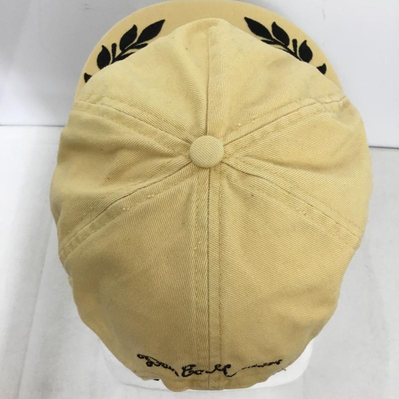 デウスエクスマキナ DEUS EX MACHINA 帽子 キャップ ロゴ コットン 刺繍 黄 / イエロー / yellow メンズ USED 古着 中古 10159699