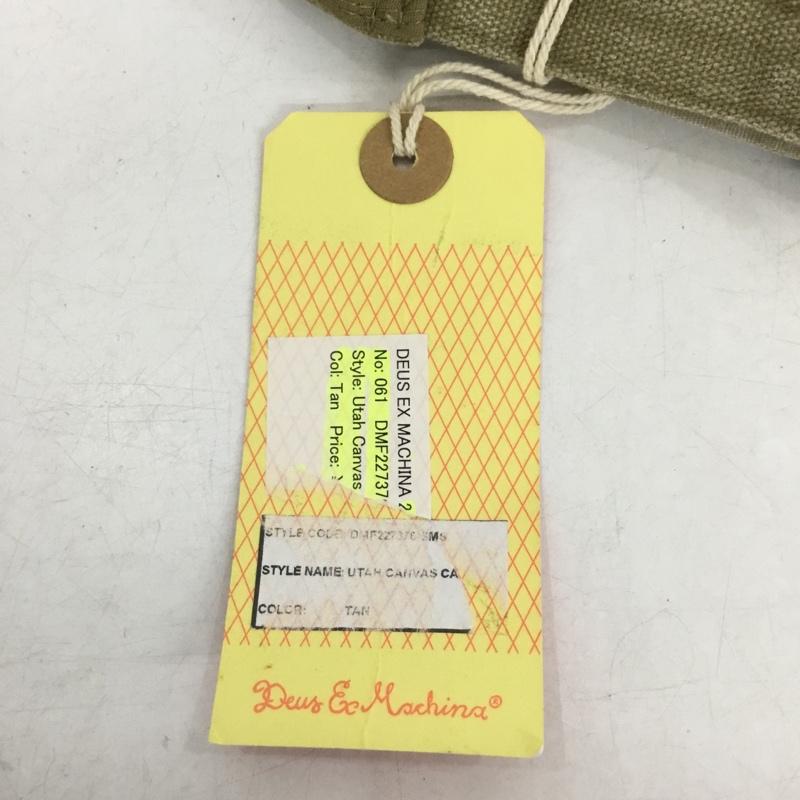 デウスエクスマキナ DEUS EX MACHINA 帽子 キャップ UTAH CANVAS CAP ロゴ、文字 ベージュ / ベージュ / beige メンズ USED 古着 中古 10159700