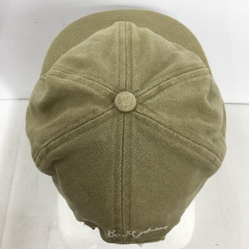 デウスエクスマキナ DEUS EX MACHINA 帽子 キャップ UTAH CANVAS CAP ロゴ、文字 ベージュ / ベージュ / beige メンズ USED 古着 中古 10159700