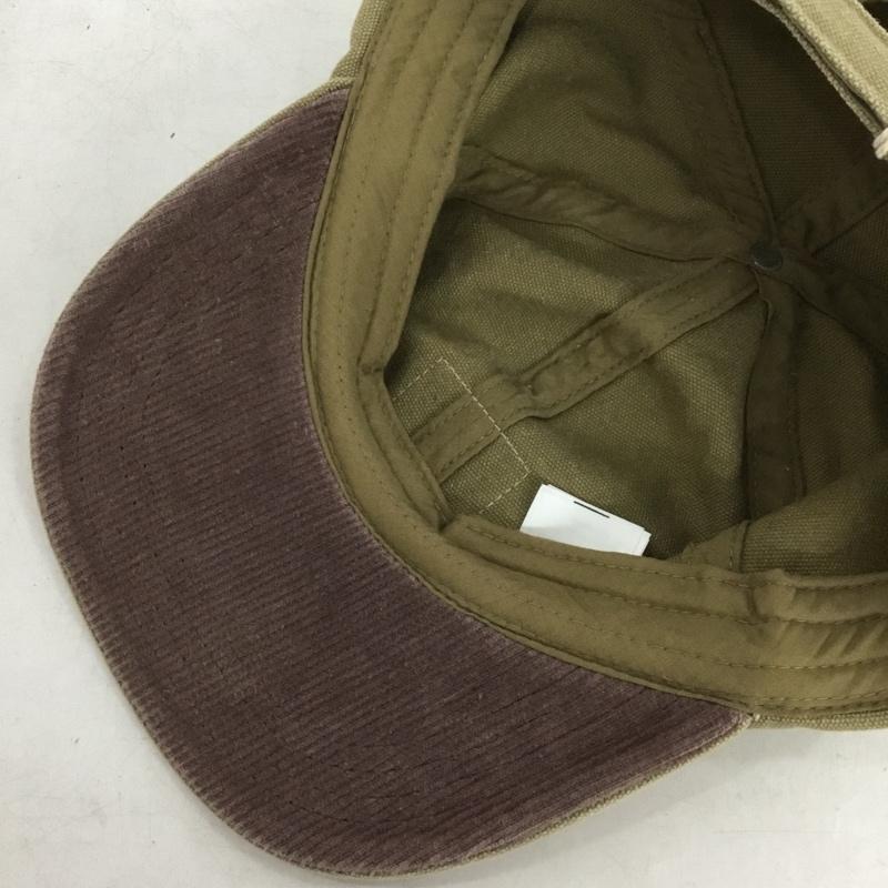 デウスエクスマキナ DEUS EX MACHINA 帽子 キャップ UTAH CANVAS CAP ロゴ、文字 ベージュ / ベージュ / beige メンズ USED 古着 中古 10159700