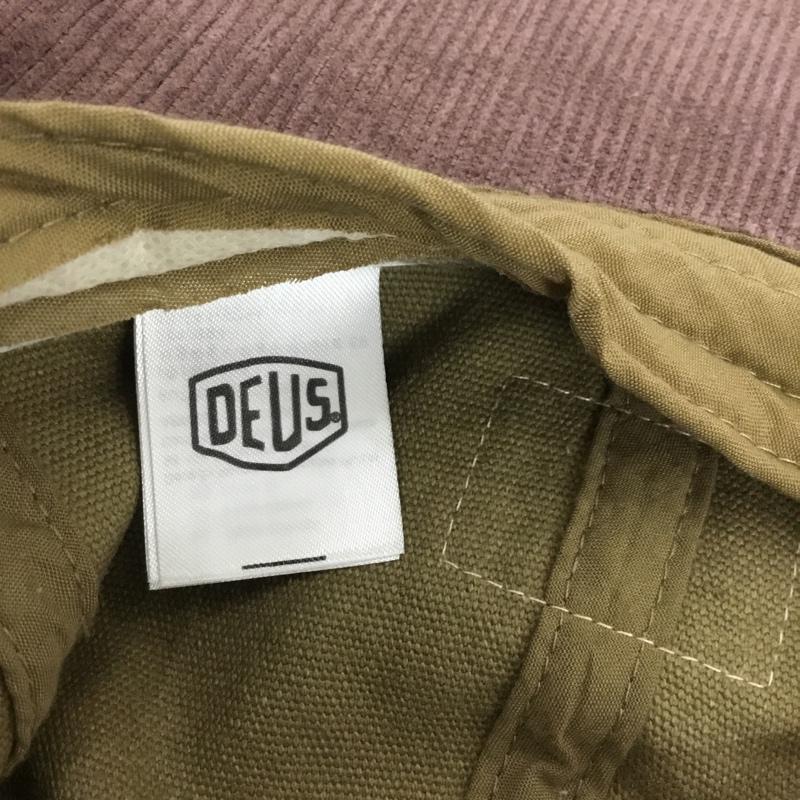 デウスエクスマキナ DEUS EX MACHINA 帽子 キャップ UTAH CANVAS CAP ロゴ、文字 ベージュ / ベージュ / beige メンズ USED 古着 中古 10159700