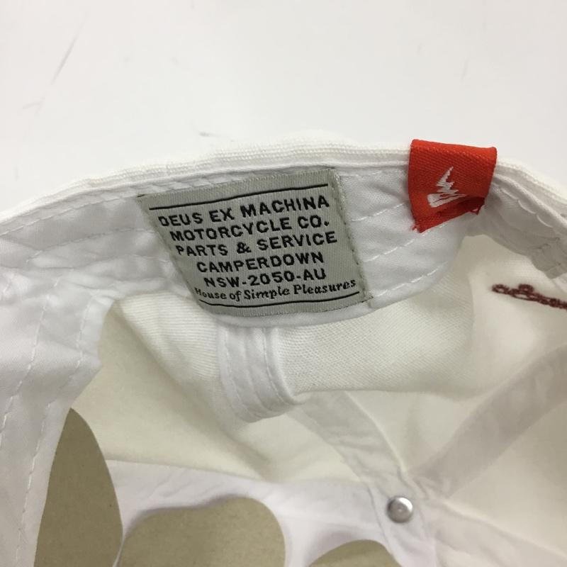 デウスエクスマキナ DEUS EX MACHINA 帽子 キャップ House cap ロゴ、文字 白 / ホワイト / white メンズ USED 古着 中古 10159701
