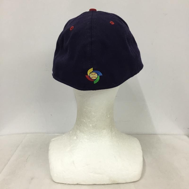 ニューエラ NEW ERA 帽子 キャップ 2006 WBC 58.7cm 59FIFTY ロゴ、文字 紺 / ネイビー / navy X 赤 / レッド / red メンズ USED 古着 中古 10159702