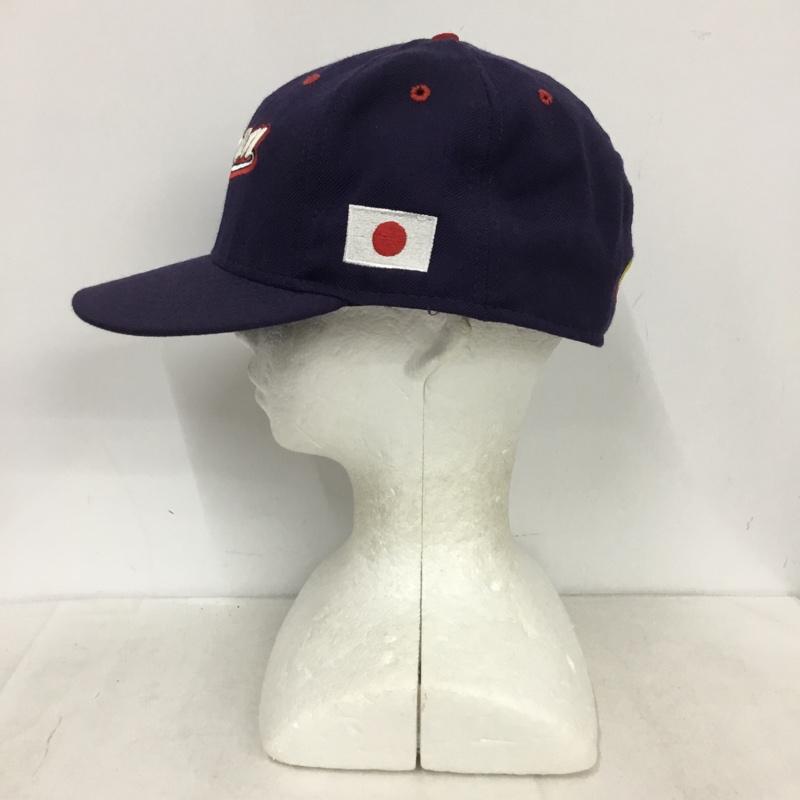 ニューエラ NEW ERA 帽子 キャップ 2006 WBC 58.7cm 59FIFTY ロゴ、文字 紺 / ネイビー / navy X 赤 / レッド / red メンズ USED 古着 中古 10159702