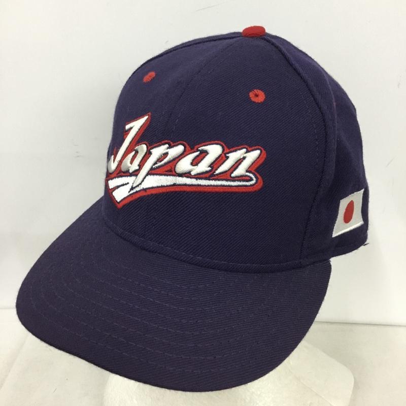 ニューエラ NEW ERA 帽子 キャップ 2006 WBC 58.7cm 59FIFTY ロゴ、文字 紺 / ネイビー / navy X 赤 / レッド / red メンズ USED 古着 中古 10159702