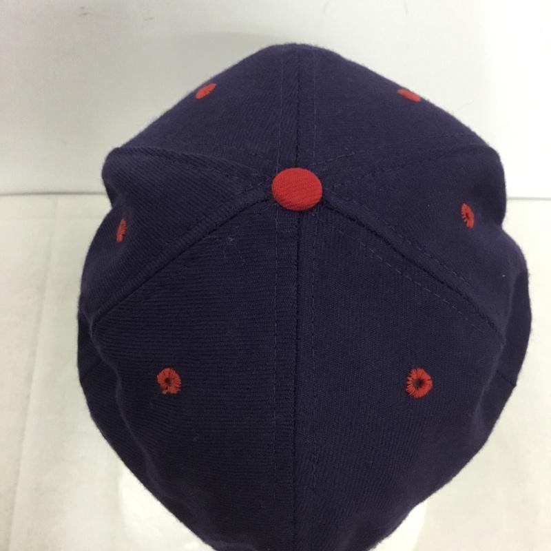 ニューエラ NEW ERA 帽子 キャップ 2006 WBC 58.7cm 59FIFTY ロゴ、文字 紺 / ネイビー / navy X 赤 / レッド / red メンズ USED 古着 中古 10159702