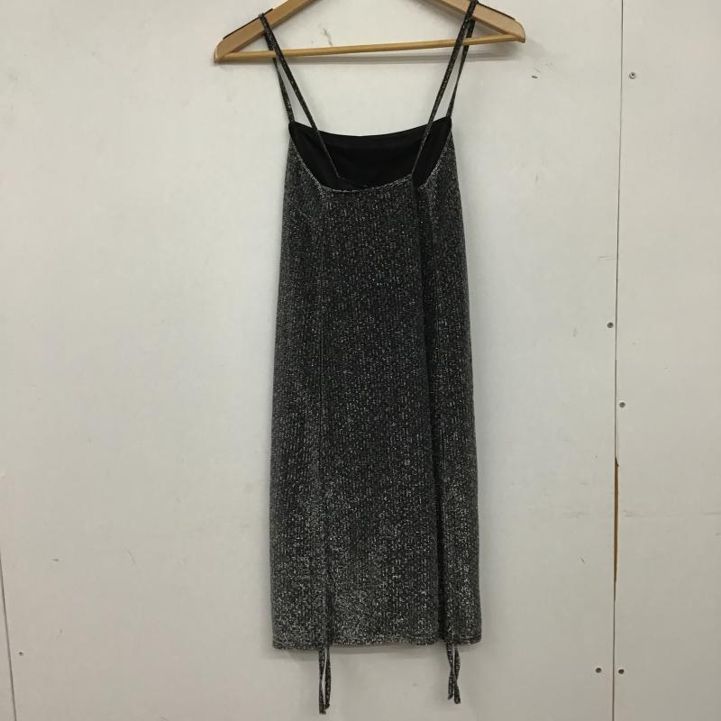 エモダ EMODA ワンピース ひざ丈スカート FREE 無地 黒 / ブラック / black レディース USED 古着 中古 10159710