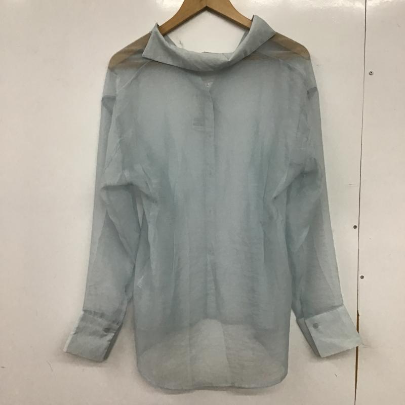 チコ CHICO シャツ、ブラウス 長袖 シアーシャツ FREE 無地 水色 / ライトブルー / レディース USED 古着 中古 10159711