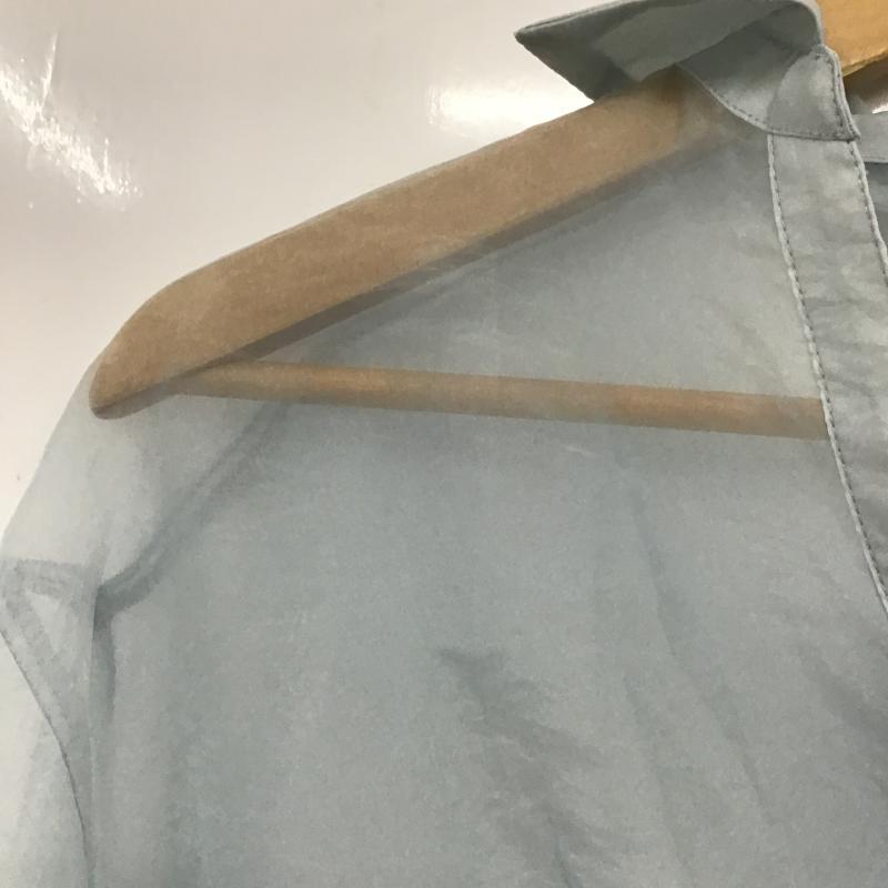 チコ CHICO シャツ、ブラウス 長袖 シアーシャツ FREE 無地 水色 / ライトブルー / レディース USED 古着 中古 10159711
