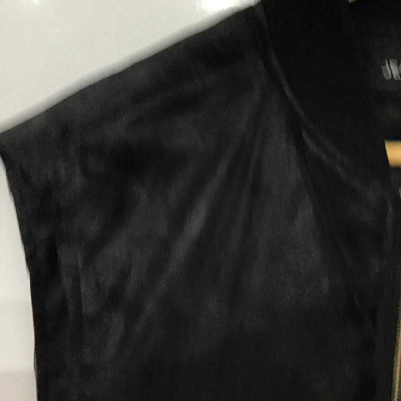 ジーナシス JEANASIS ベスト ベスト JS071642CF シアーレイヤード MA-1ベスト FREE 無地 黒 / ブラック / black レディース USED 古着 中古 10159716