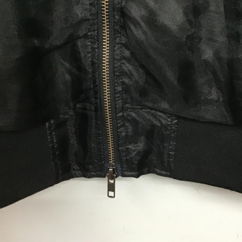 ジーナシス JEANASIS ベスト ベスト JS071642CF シアーレイヤード MA-1ベスト FREE 無地 黒 / ブラック / black レディース USED 古着 中古 10159716