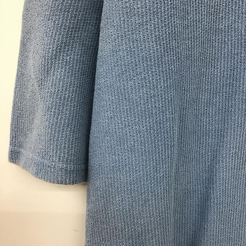 ザラ ZARA Tシャツ 半袖 4805/304/411 L 無地 水色 / ライトブルー / メンズ USED 古着 中古 10159718