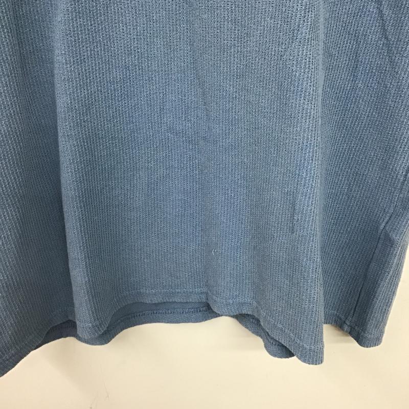 ザラ ZARA Tシャツ 半袖 4805/304/411 L 無地 水色 / ライトブルー / メンズ USED 古着 中古 10159718