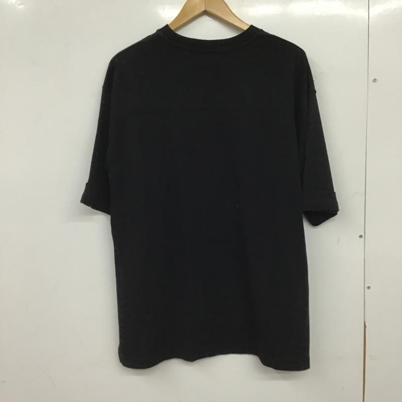 ニコアンド niko and... Tシャツ 半袖 S214TC11AD スリット入り FREE 無地 黒 / ブラック / black レディース USED 古着 中古 10159719