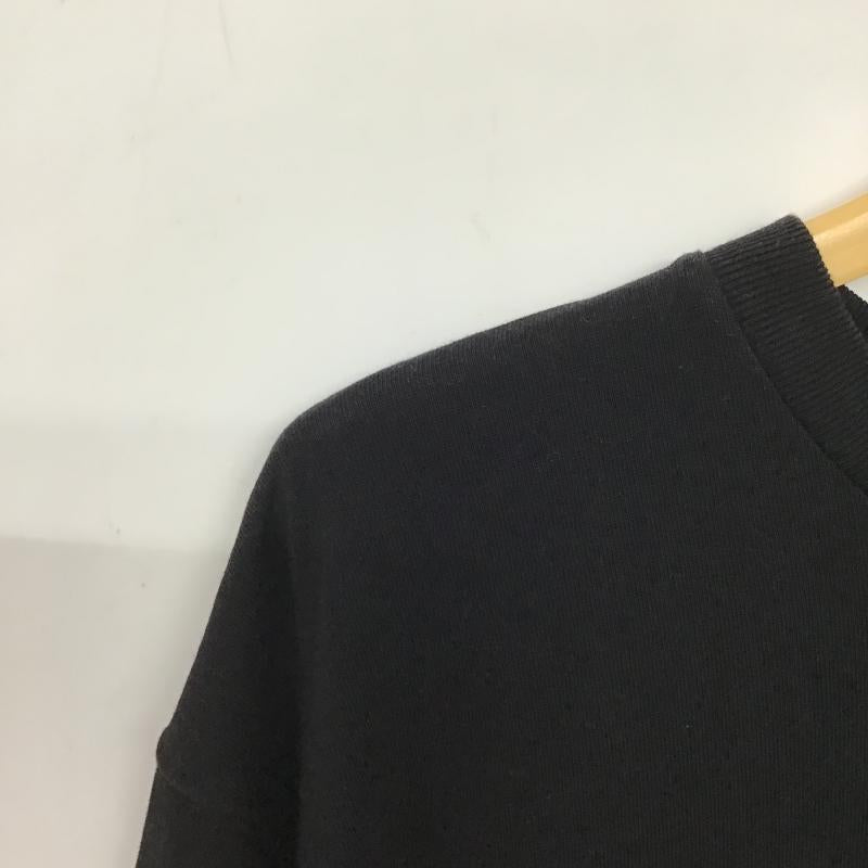ニコアンド niko and... Tシャツ 半袖 S214TC11AD スリット入り FREE 無地 黒 / ブラック / black レディース USED 古着 中古 10159719