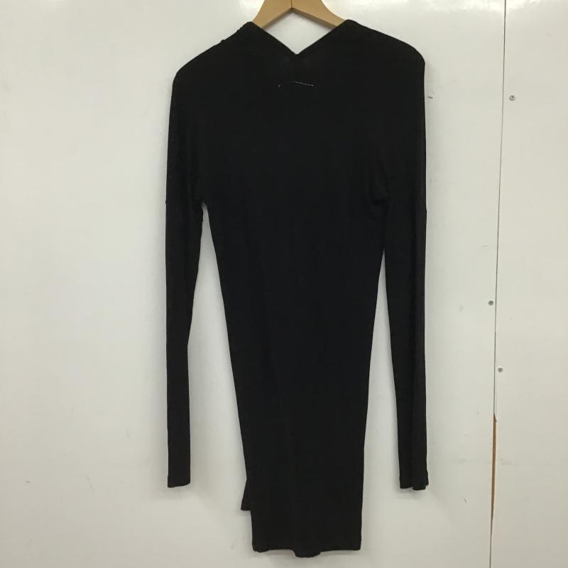エムエムシックス MM6 ワンピース ひざ丈スカート M 無地 黒 / ブラック / black レディース USED 古着 中古 10159721