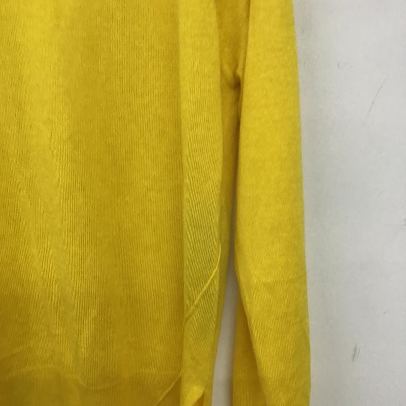 ザラ ZARA ニット、セーター 長袖 1509 004 300 薄手ニット M 無地 黄 / イエロー / yellow レディース USED 古着 中古 10159722