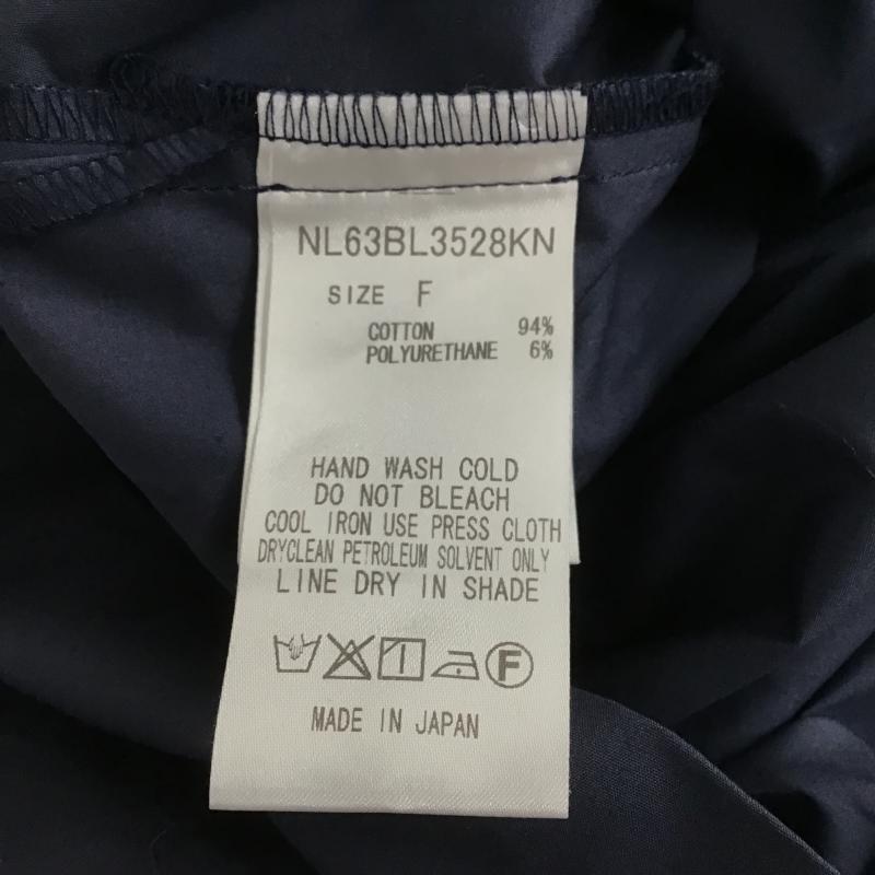 ナノユニバース nano・universe カットソー 七分袖 NL63BL3528KN Vネック FREE 無地 紺 / ネイビー / navy レディース USED 古着 中古 10159723