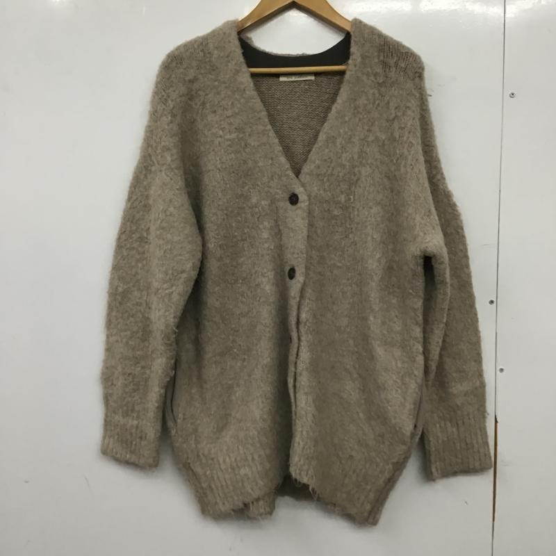 クリー コンフォルト crie conforto カーディガン 長袖 FREE 無地 ベージュ / ベージュ / beige レディース USED 古着 中古 10159726