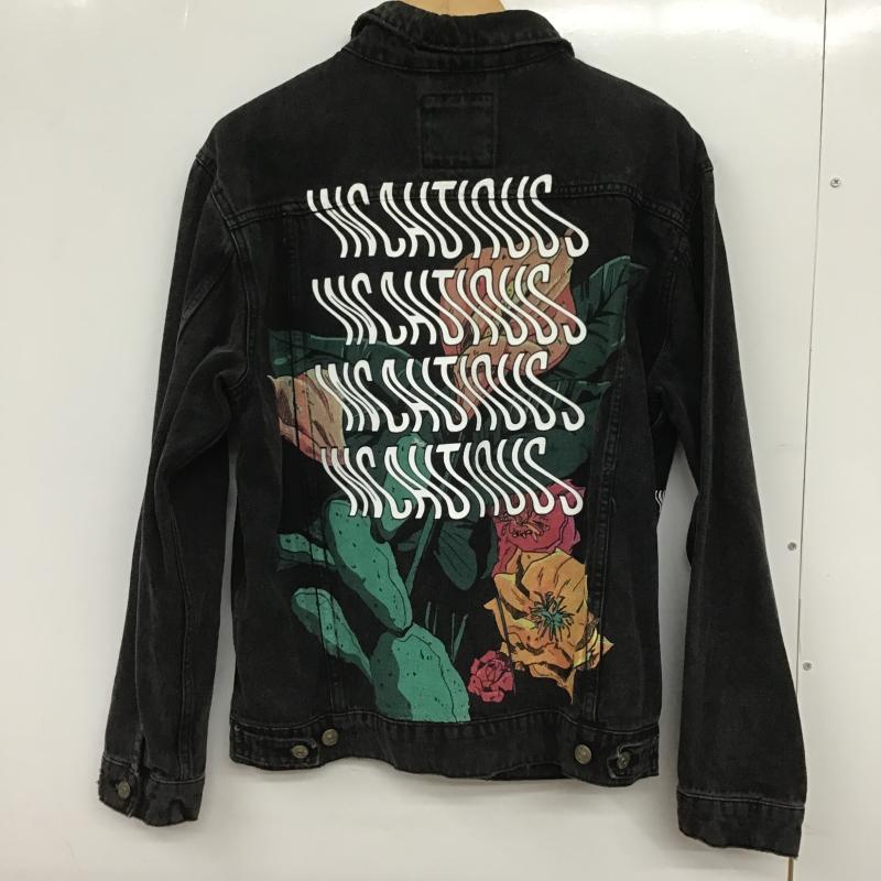 ザラ ZARA ジャケット、上着 ジャンパー、ブルゾン デニムジャケット Gジャン アウター カジュアルジャケット M ダメージ加工 ダークグレー / ダークグレー / メンズ USED 古着 中古 10159727