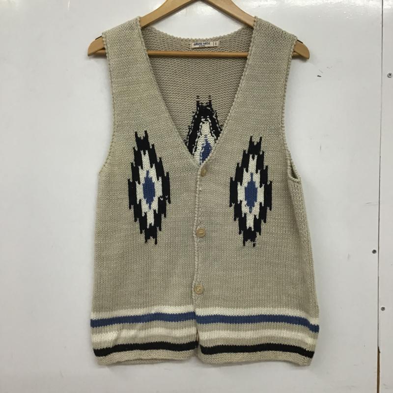 ガイジンメイド GAIJIN MADE ベスト ベスト ニットベスト ノースリーブカットソー 前ボタン 3 プリント マルチカラー / マルチカラー / multicolor メンズ USED 古着 中古 10159729