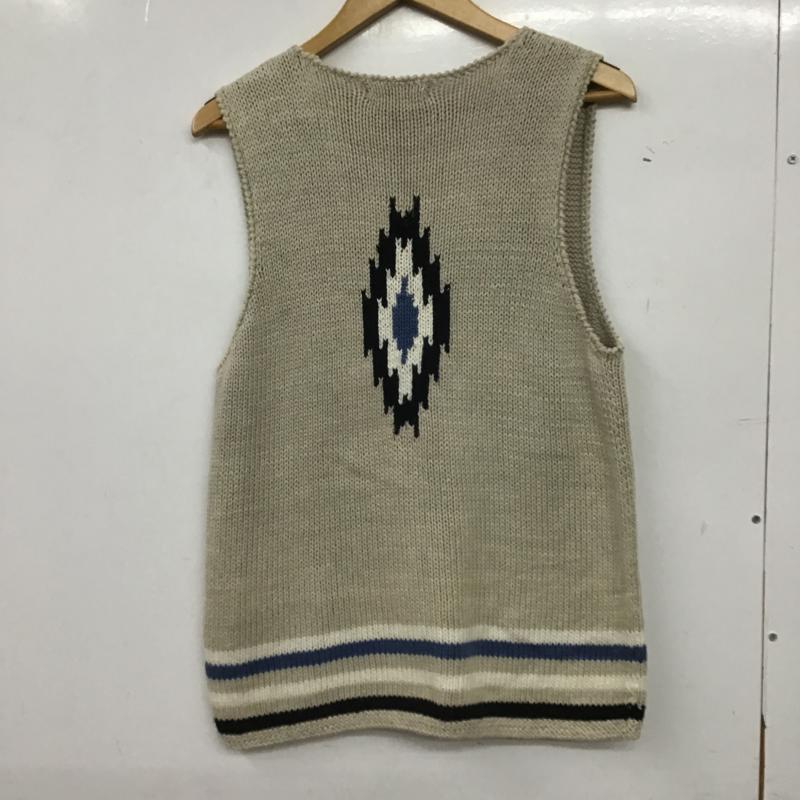 ガイジンメイド GAIJIN MADE ベスト ベスト ニットベスト ノースリーブカットソー 前ボタン 3 プリント マルチカラー / マルチカラー / multicolor メンズ USED 古着 中古 10159729