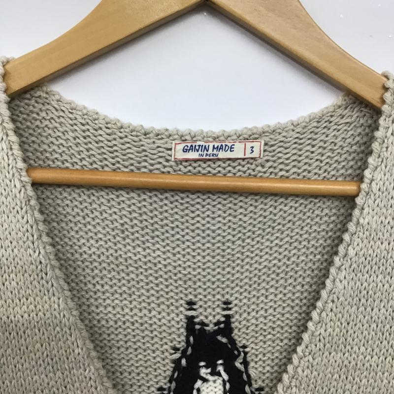 ガイジンメイド GAIJIN MADE ベスト ベスト ニットベスト ノースリーブカットソー 前ボタン 3 プリント マルチカラー / マルチカラー / multicolor メンズ USED 古着 中古 10159729