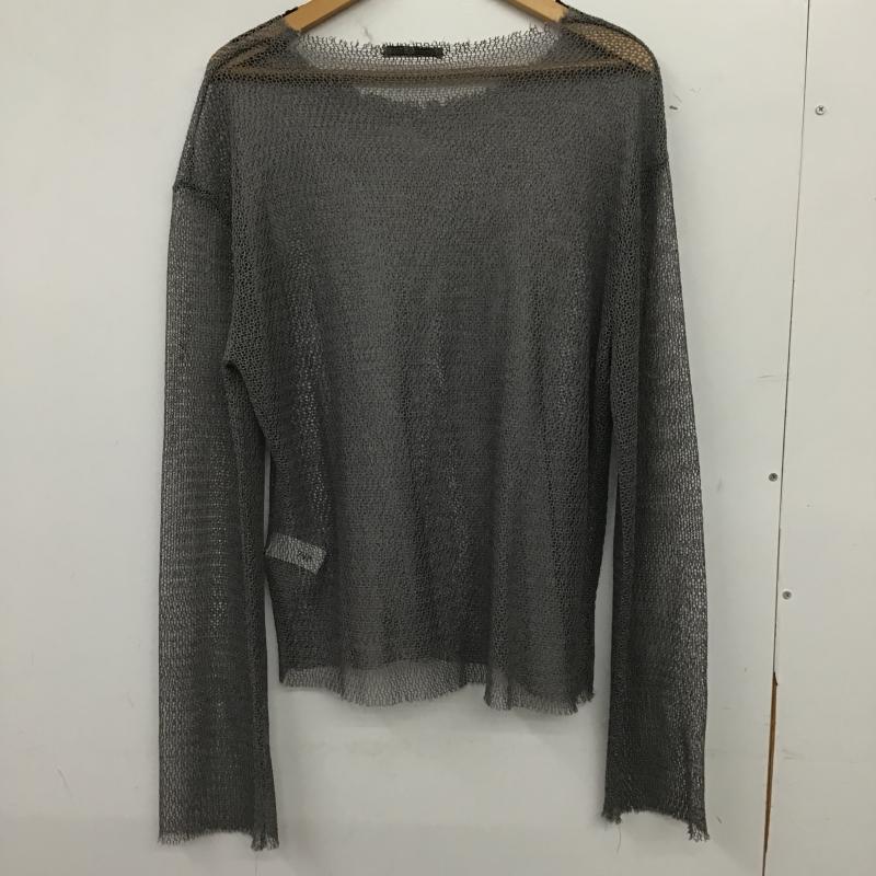 ザラ ZARA カットソー 長袖 M 無地 灰 / グレー / gray レディース USED 古着 中古 10159732