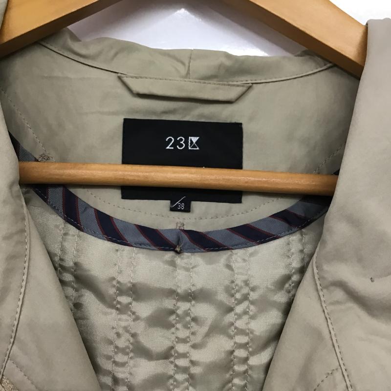 ニジュウサンク 23区 ジャケット、上着 ジャンパー、ブルゾン 38 無地 ベージュ / ベージュ / beige レディース USED 古着 中古 10159733