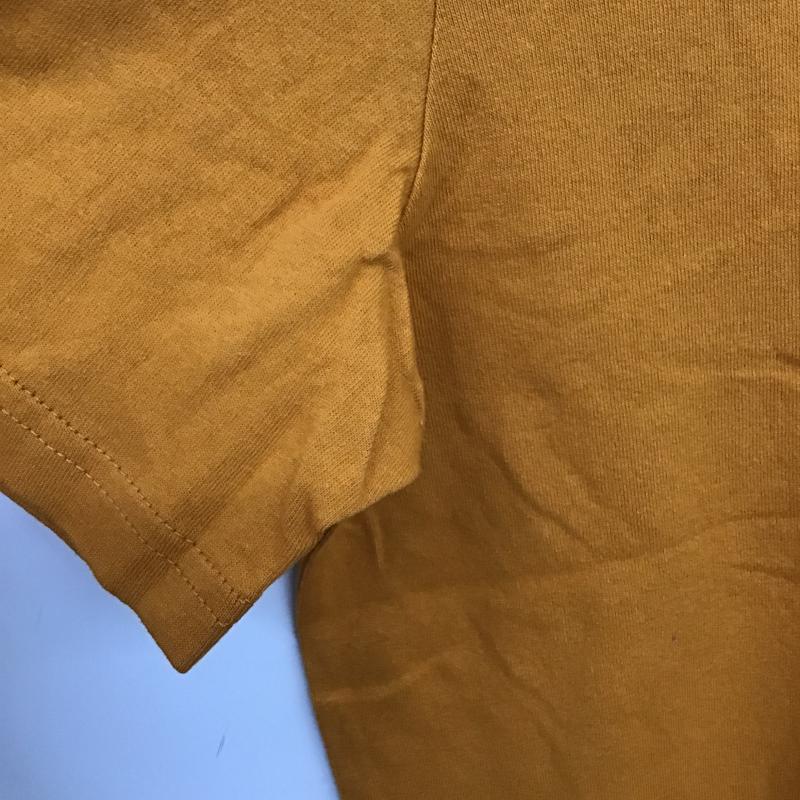 デウスエクスマキナ DEUS EX MACHINA Tシャツ 半袖 半袖カットソー プリントTシャツ クルーネックカットソー L ロゴ、文字 橙 / オレンジ / orange メンズ USED 古着 中古 10159734