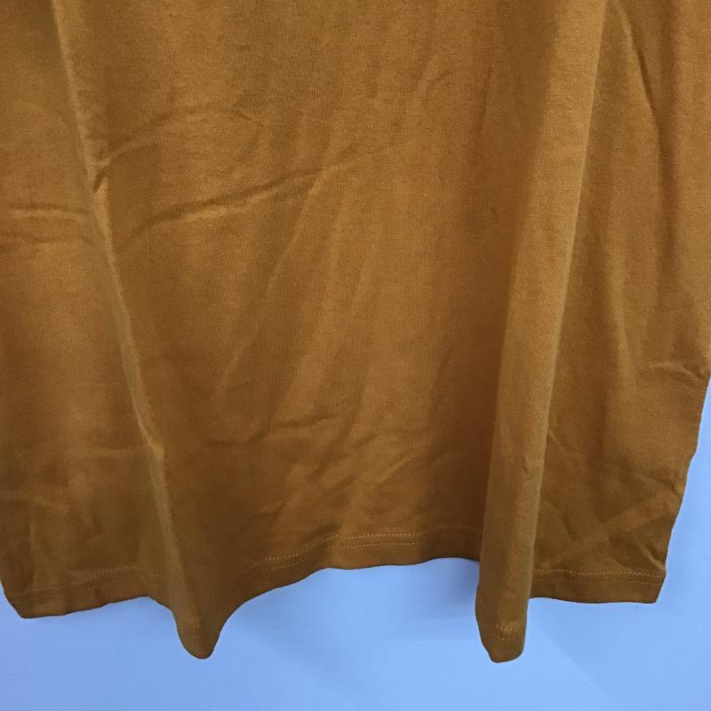デウスエクスマキナ DEUS EX MACHINA Tシャツ 半袖 半袖カットソー プリントTシャツ クルーネックカットソー L ロゴ、文字 橙 / オレンジ / orange メンズ USED 古着 中古 10159734