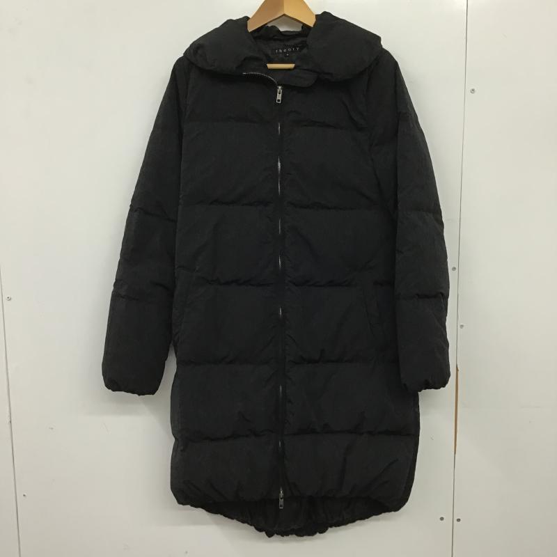 セオリー theory コート ダウンコート S 無地 黒 / ブラック / black レディース USED 古着 中古 10159735