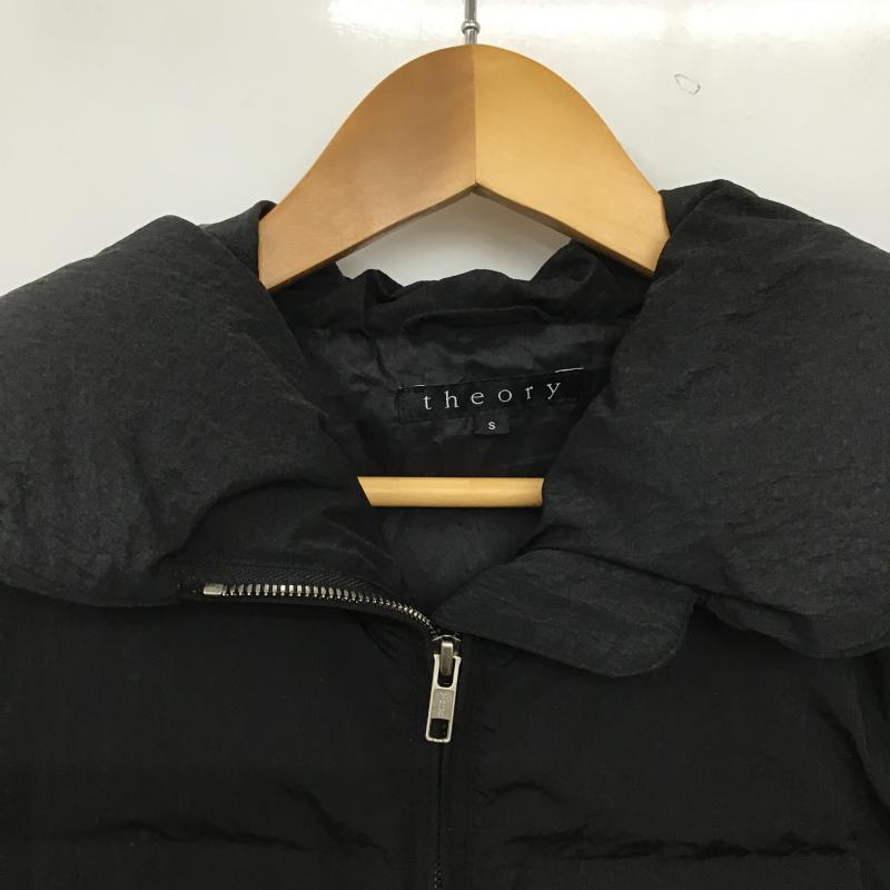 セオリー theory コート ダウンコート S 無地 黒 / ブラック / black レディース USED 古着 中古 10159735
