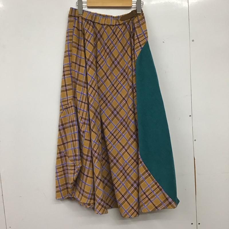 アミナ Amina スカート ロングスカート メチュカSK タグ付 チェック マルチカラー / マルチカラー / multicolor レディース USED 古着 中古 10159738