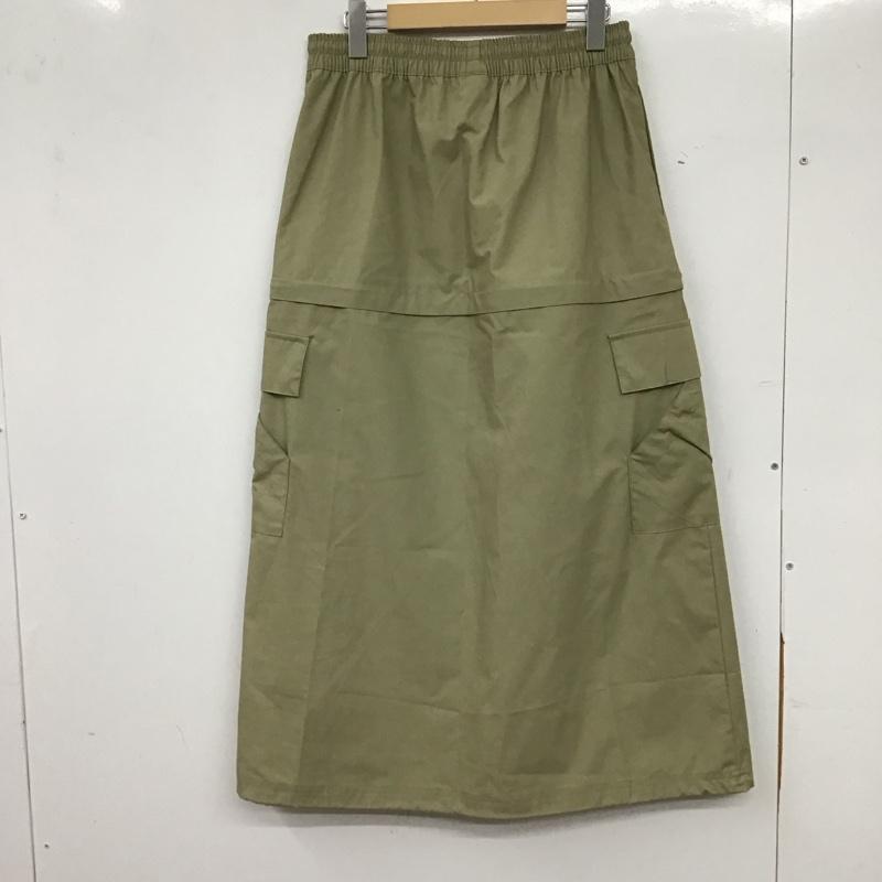 ナイキ NIKE スカート ロングスカート HQ2985-276 ミッドライズ ウーブン カーゴ ミディスカート M 無地 ベージュ / ベージュ / beige レディース USED 古着 中古 10159739
