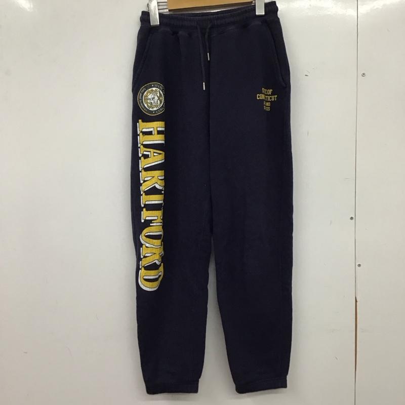 ロデオクラウンズ Rodeo Crowns パンツ ワークパンツ、ペインターパンツ 420HAH91-4081 College スウェットパンツ FREE プリント 紺 / ネイビー / navy レディース USED 古着 中古 10159741