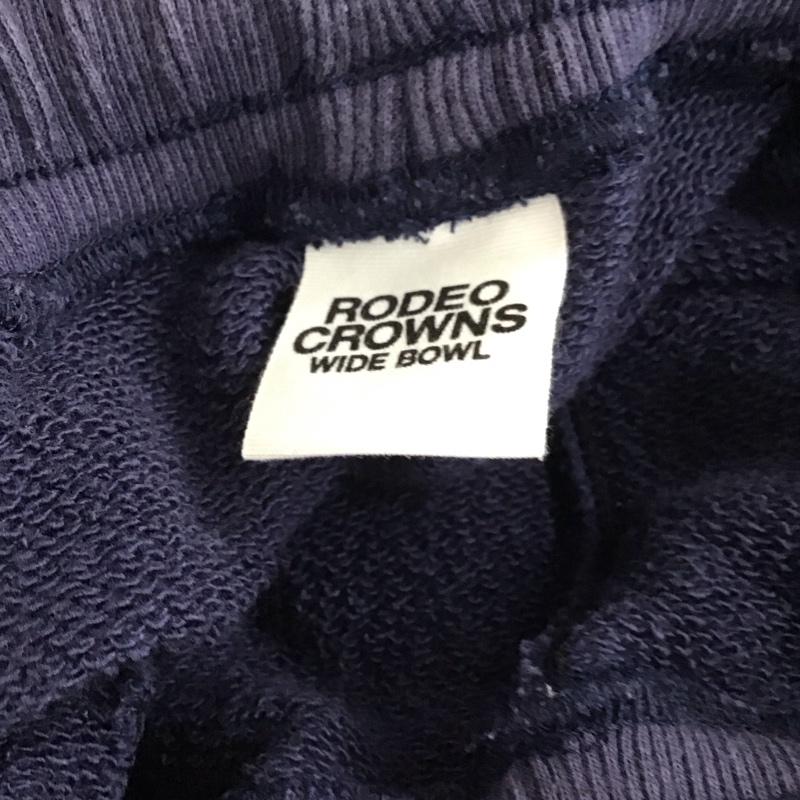 ロデオクラウンズ Rodeo Crowns パンツ ワークパンツ、ペインターパンツ 420HAH91-4081 College スウェットパンツ FREE プリント 紺 / ネイビー / navy レディース USED 古着 中古 10159741