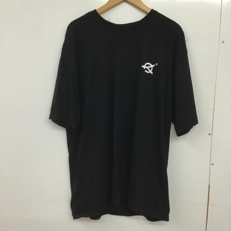 オーワイ OY Tシャツ 半袖 半袖カットソー プリントTシャツ クルーネックカットソー ロゴ、文字 黒 / ブラック / black メンズ USED 古着 中古 10159742