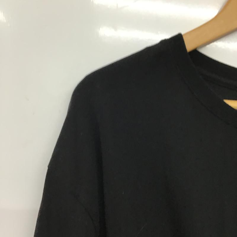 オーワイ OY Tシャツ 半袖 半袖カットソー プリントTシャツ クルーネックカットソー ロゴ、文字 黒 / ブラック / black メンズ USED 古着 中古 10159742