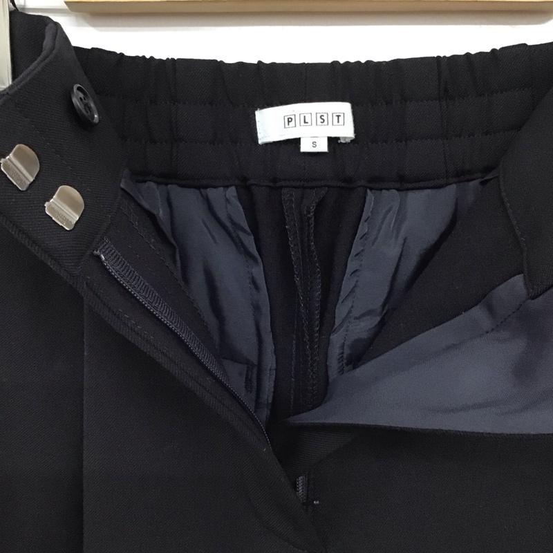 プラステ PLST パンツ スラックス S 無地 黒 / ブラック / black レディース USED 古着 中古 10159745
