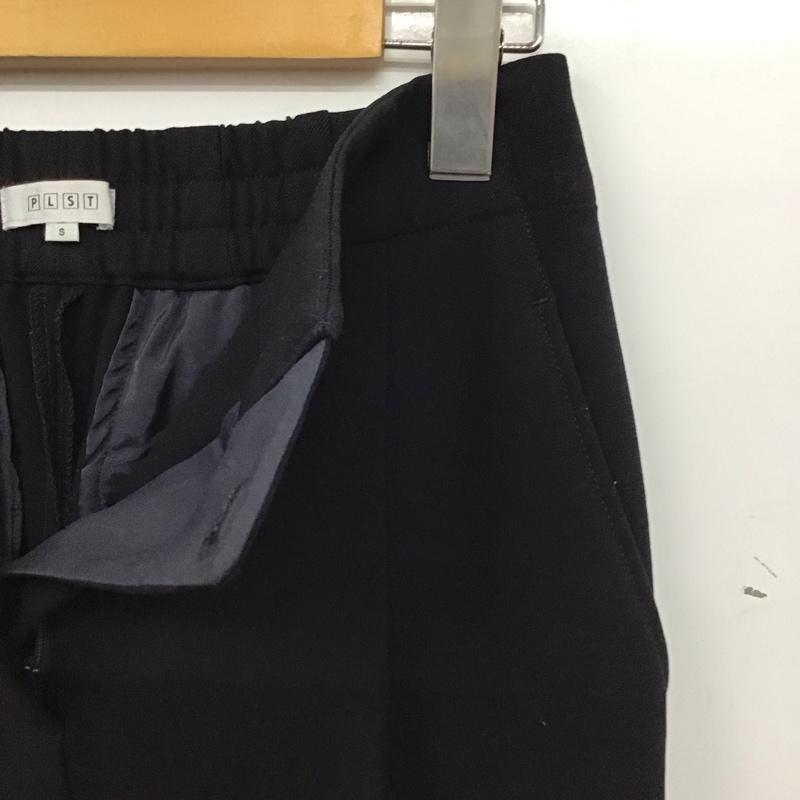 プラステ PLST パンツ スラックス S 無地 黒 / ブラック / black レディース USED 古着 中古 10159745